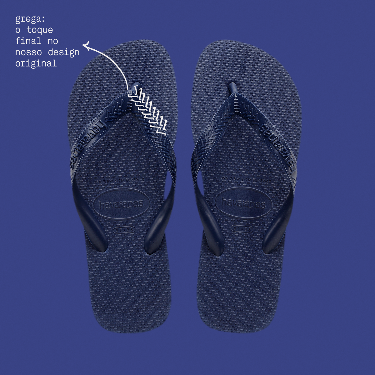 Chinelo Havaianas Top Azul Marinho 31/32