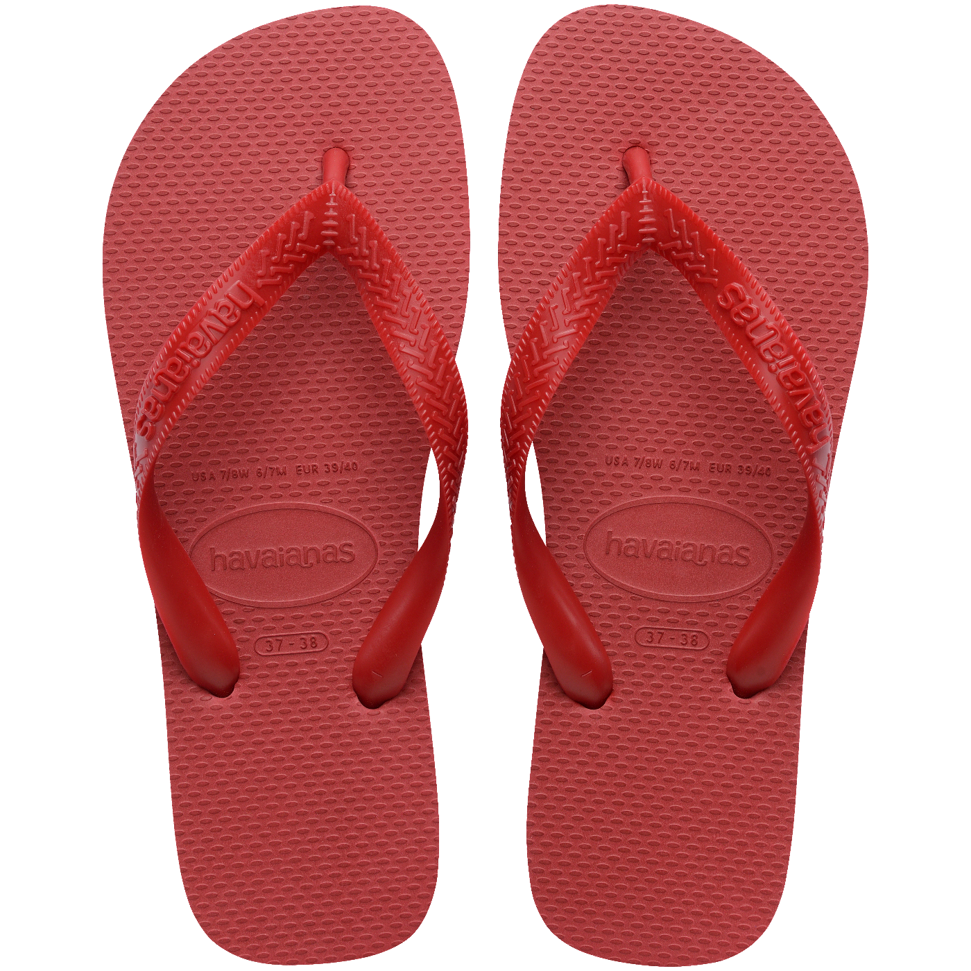 Chinelo Havaianas Top Vermelho Apache 33/34