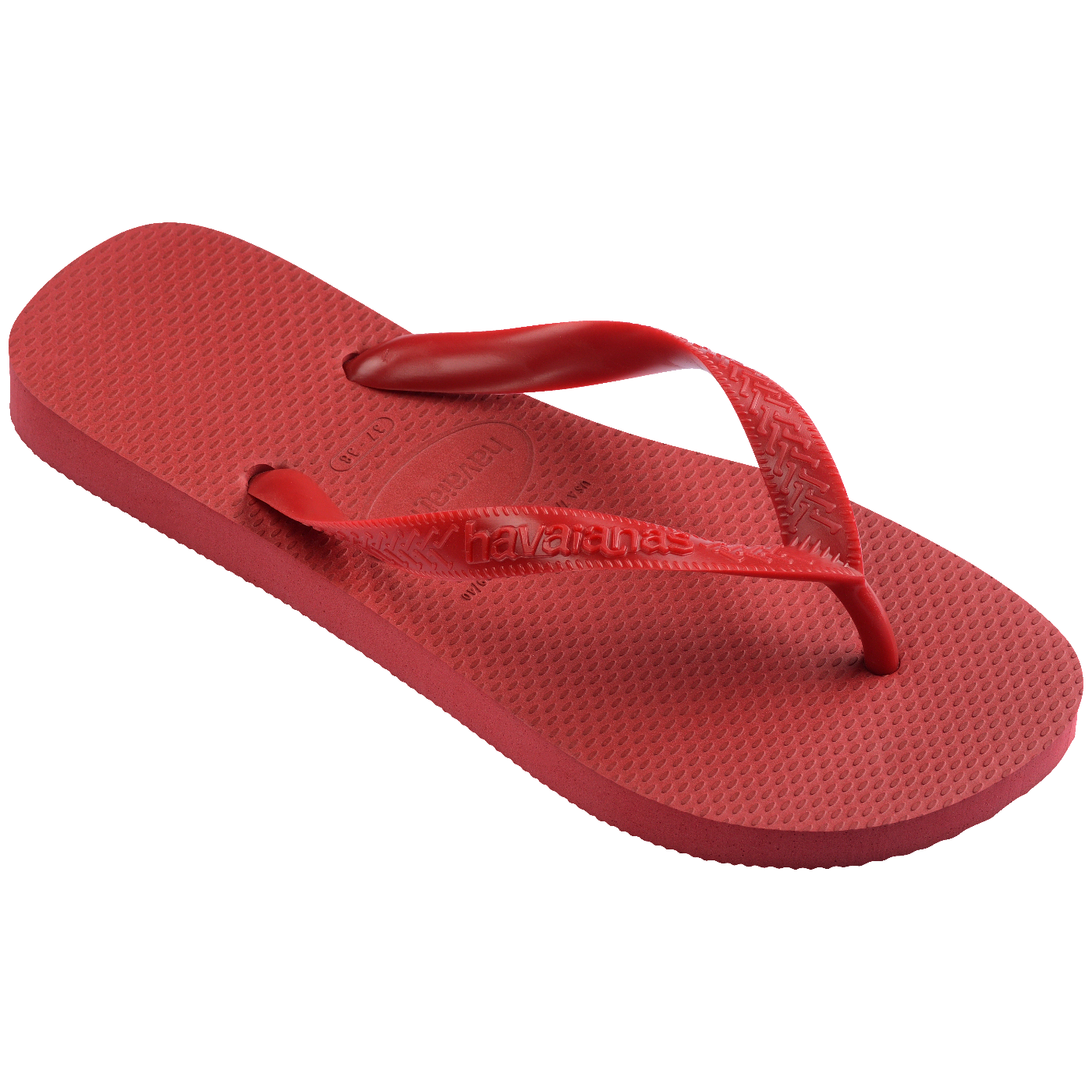 Chinelo Havaianas Top Vermelho Apache 33/34