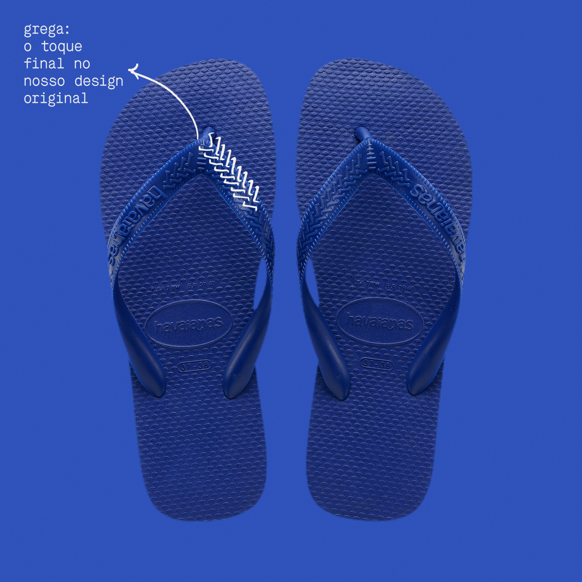 Chinelo Havaianas Top Azul Naval 31/32