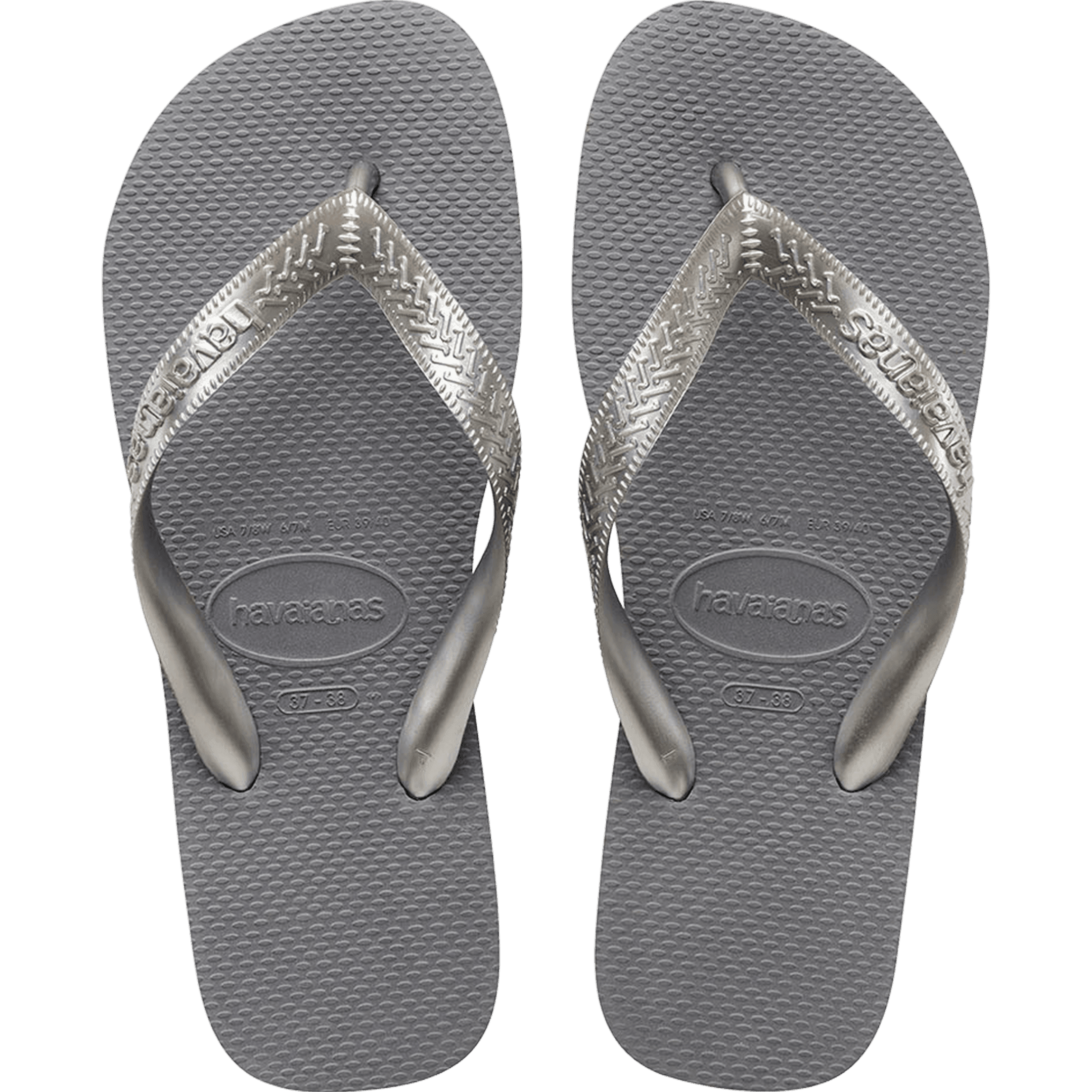 Chinelo Havaianas Top Cinza Aço 33/34